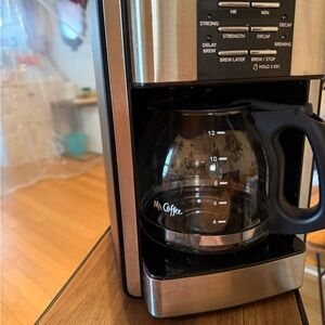 Mr. Coffee Black and Silver Drip Coffee Maker